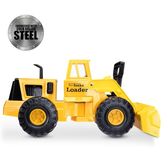 Tonka Retro Front Loader - Collector's Edition - Made with 2X More Steel, Kids Construction Toy, Metal Truck, Toy Truck