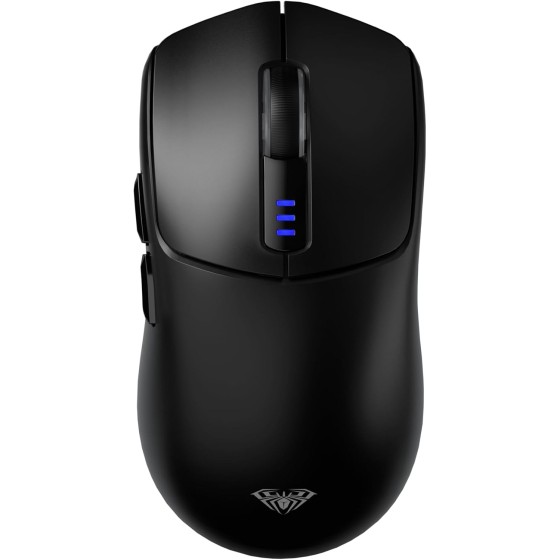 AULA SC580 Wireless Gaming Mouse, Tri-Mode 2.4G/BT5.0/USB-C Gaming Mouse, 12000 DPI Rechargeable Wireless Mouse with 6 Programmable Buttons, Ergonomic Computer Mouse for Laptop/PC/Mac/Tablet